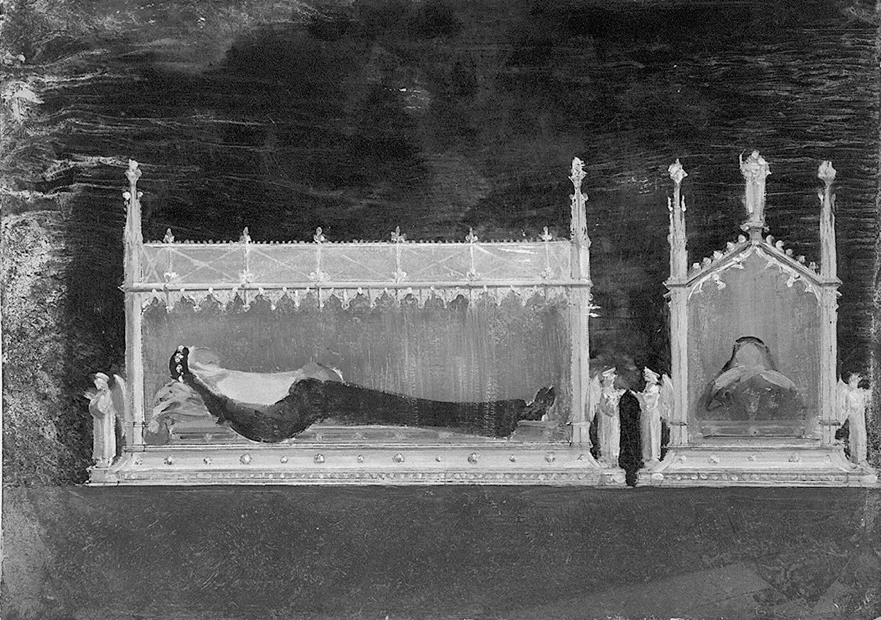 Progetto di sarcofago - Museo Amos Cassioli, Asciano, Siena